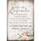 Dexsa Confirmation Inspirational Wood Plaque 6 inches x 9 inches